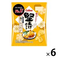 堅あげポテト 香ばしにんにく味 60g 6袋 カルビー ポテトチップス スナック菓子 おつまみ