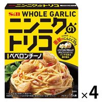 エスビー食品 ニンニクのトリコ ペペロンチーノ 1人前 1セット（4個）パスタソース