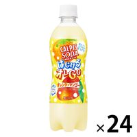 アサヒ飲料 カルピスソーダ はじけるオレGO 500ml 1箱（24本入）