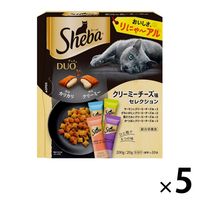 シーバ デュオ クリーミーチーズ味セレクション 200g 5個 キャットフード 猫 ドライ