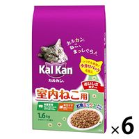 カルカン 室内ねこ用 お魚ミックス まぐろとかつお ドライ 1.6kg