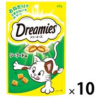 ドリーミーズ シーフード味 60g 10袋 キャットフード 猫 おやつ