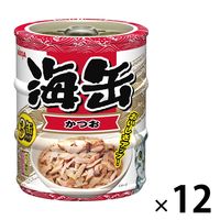 海缶ミニ3P 猫 かつお（60g×3缶）12個 アイシア キャットフード ウェット 缶詰