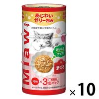 ミャウミャウ 3Pまぐろ（160g×3缶）10個 アイシア キャットフード 猫 ウェット 缶詰