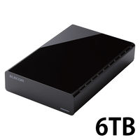 HDD 外付けハードディスク ファンレス静音設計 ブラック ELD-HTV エレコム