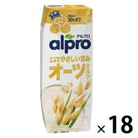 ダノンジャパン アルプロ たっぷり食物繊維 オーツミルク オーツ麦の甘さだけ 250ml 1箱（18本入）