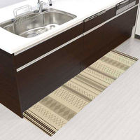 ベストコ キッチンマット 45×180cm ライトグレー ロボット 掃除機 らくらく 4975970257470 1個（直送品）