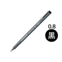 ステッドラー ピグメントライナー　０．８ｍｍ　ブラック 308 08-9 10本（直送品）