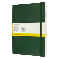 モレスキン クラシック ノートブック ソフト スクエアード（方眼） XL マートルグリーン QP622K15 1冊（直送品）