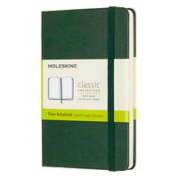 モレスキン クラシック ノートブック ハード プレーン（無地） ポケット マートルグリーン QP012K15 1冊（直送品）