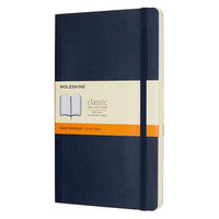 モレスキン クラシック ノートブック ソフト （横罫） ラージ サファイアブルー QP616B20 1冊（直送品）