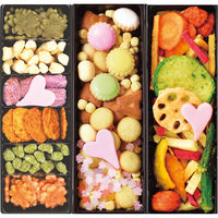 京寿楽庵 ＯＬＤ　ＮＥＷ　３缶セット（吹き寄せ、野菜、あられ） 23-0356-118 1箱（直送品）