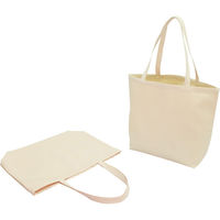 【4個セット】キャンバスエコバッグ 23-0621-040　遠東商会（直送品）