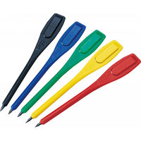 センター万年筆 【300個セット】ペグシル鉛筆 本体カラー黒　23-0635-106（直送品）