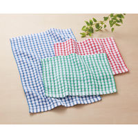 ジャパンマグ 【30袋セット】「ありがとうございます」格子ふきん（１枚入） 23-0651-039（直送品）