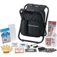 岸田産業　【6箱セット】イス型リュック防災１４点セット 23-3272-179（直送品）