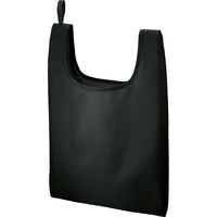 トレードワークス 【400袋セット】ポリマルシェバッグ　ブラック 23-3316-672（直送品）