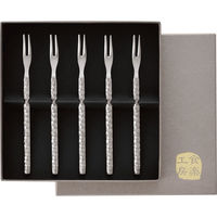 アサヒ 霞 チタンピックフォーク5本セット 23-7342-023 1箱（直送品）