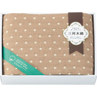 ナカモリ 三河木綿 さらふわ六重織ガーゼケット 23-7566-045 1箱（直送品）
