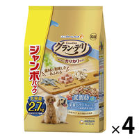 グランデリ カリカリ仕立て 7歳頃から低脂肪 2.7kg（小分け6袋）4袋 国産 ユニ・チャーム ドッグフード 犬 ドライ