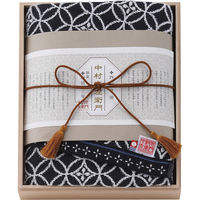 中忠 中村忠左衛門 バスタオル(木箱入) 23-0141-021 1箱（直送品）