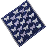 ニシオ 【10袋セット】アーヴェーヴェー　婦人タオルハンカチ　２３蝶 23-0163-158（直送品）