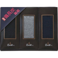 日本編物 【2箱セット】フットギア 備長炭ビジネスソックス3足セット 23-0174-036 1セット(2箱)（直送品）