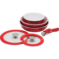 佐藤商事 ディーアンドエス シャイニーフライパン鍋6点セット 23-0473-149 1箱（直送品）