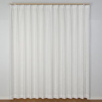 ユニベール イーリアス レースカーテン 1500×2280mm ホワイト 4548654466293  1枚（直送品）