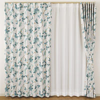 ユニベール ムース 遮光カーテン 1000×1350mm ブルー 4548654746432  1セット（厚地カーテン2枚）（直送品）