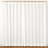 ユニベール セフィ2 レースカーテン 1000×1330mm ピンク 4548654746821  1セット（レースカーテン2枚）（直送品）