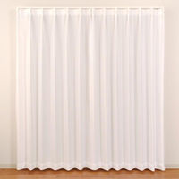 ユニベール テキスト レースカーテン 1500×1760mm ホワイト 4942881668183  1枚（直送品）