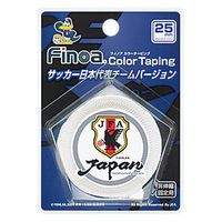 Finoa(フィノア) 固定用非伸縮テープ B.P カラーテープ 25mm ホワイト 10600 6個（直送品）