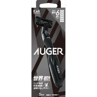 貝印 AUGER コンボパック ホルダー＋替刃6個付 4901331002007 1個