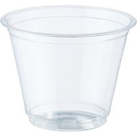 シモジマ 透明カップ　ＡーＰＥＴ　９オンス　浅型 004526005 1袋（50個）