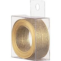 包む カットメタルリボン 18mm幅×3m巻 ゴールド T-5959-GO 1個