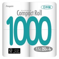 トイレットペーパー 丸富製紙 シングル 250m　コンパクトロール  丸富製紙