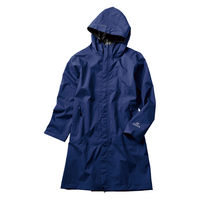 アイトス ストレッチレインコート(メンズ)ネイビー LL LX51144 1枚（直送品）