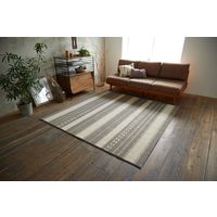 スミノエ HOMERUG 防炎 防ダニ ラグ カパ 1300×1900mm グレー 4549781294933 1枚（直送品）