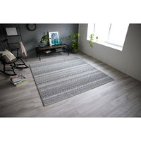 スミノエ HOMERUG 防ダニ ラグ ウェーブヒル 1900×2400mm ネイビー 4549781295343 1枚（直送品）