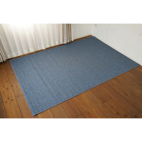 スミノエ 防ダニ カーペット ルベリー 廊下敷き 88×200cm ブルー 4549781296678 1枚