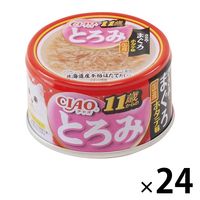 いなば CIAO チャオ キャットフード 猫 とろみ 11歳以上 ささみ・まぐろ ホタテ味 国産 80g 24缶 ウェット 缶詰