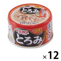 いなば CIAO チャオ キャットフード 猫 とろみ ささみ・まぐろ カニカマ入り 国産 80g 12缶 ウェット 缶詰