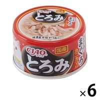 いなば CIAO チャオ とろみ ささみ・まぐろ カニカマ入り 国産 80g 6缶 キャットフード 猫用 缶詰