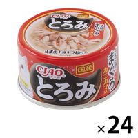 いなば CIAO チャオ とろみ ささみ・まぐろ カニカマ入り 国産 80g 24缶 キャットフード 猫用 缶詰