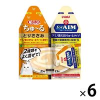 いなば CIAO for AIMツインズ ちゅーる とりささみ（25g×2）6組 ちゅ