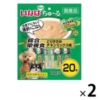 いなば ちゅーる 犬 とりささみバラエティ 総合栄養食 国産 14g×20本 2