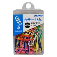 日本クリノス カラーゼムクリップ　60本 GVクリK-60 20セット（直送品）