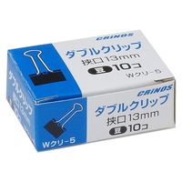 日本クリノス ダブルクリップ　豆　13mm Wクリ-5 15セット（直送品）
