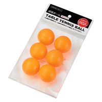 エコー金属 卓球ボールφ40mm オレンジ 6個入 1248-521 1セット(10袋)